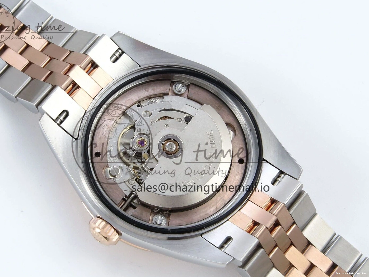 Best AAA Replica Sites Bracelet RG Dial Gray Jubilee 31 DateJust Steel 516 Roman ARF Edition SS Diamonds on 904L 1:1 278271 Best StreetReady ETA 0117